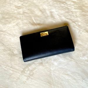 Black kate spade bi fold wallet
